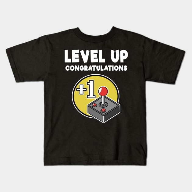 Level Up Complete Birthday Gamer I Don‘t Get Older Gift Present Kids T-Shirt by Kuehni